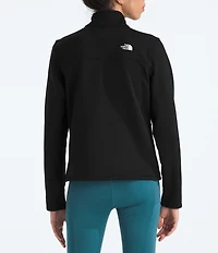 The North Face Cedar Trail Texture Grid Fleece Stand Collar Zip Front Jacket