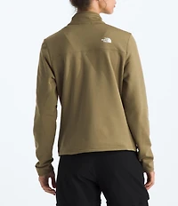 The North Face Cedar Trail Texture Grid Fleece Stand Collar Zip Front Jacket