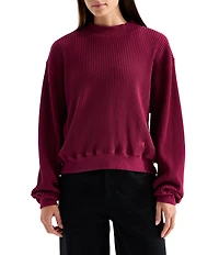 The North Face Chabot 2.0 Waffle Knit Mock Neck Rugged Utility Pullover