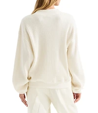 The North Face Chabot 2.0 Waffle Knit Mock Neck Rugged Utility Pullover