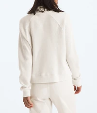 The North Face Chabot Cotton Thermal Knit Mock Neck Long Sleeve Top