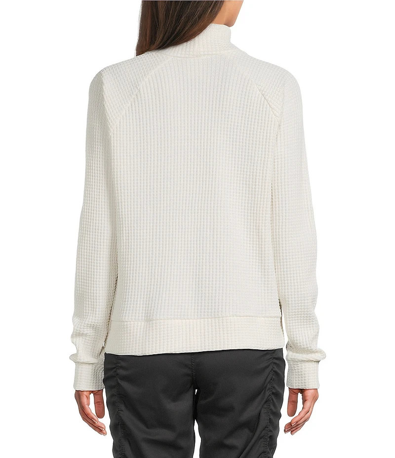 The North Face Chabot Cotton Thermal Knit Mock Neck Long Sleeve Top