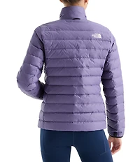 The North Face Classic Down Stand Collar Zip Front Puffer Jacket