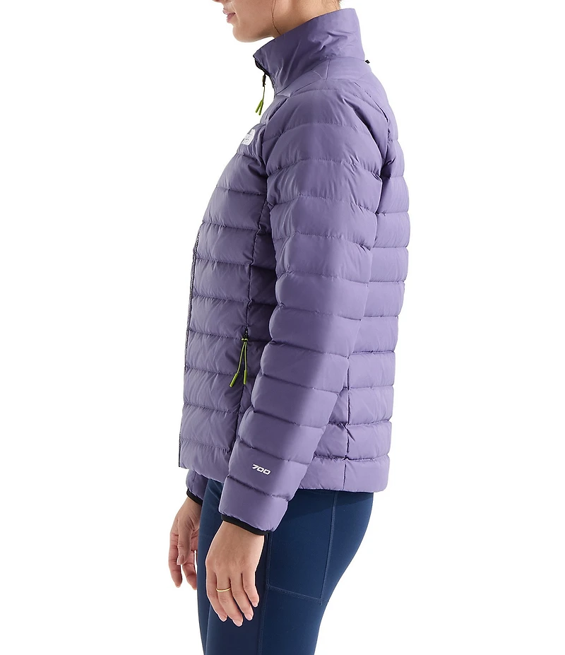 The North Face Classic Down Stand Collar Zip Front Puffer Jacket