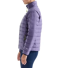 The North Face Classic Down Stand Collar Zip Front Puffer Jacket