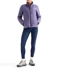 The North Face Classic Down Stand Collar Zip Front Puffer Jacket