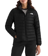 The North Face Classic Down Stand Collar Zip Front Puffer Jacket
