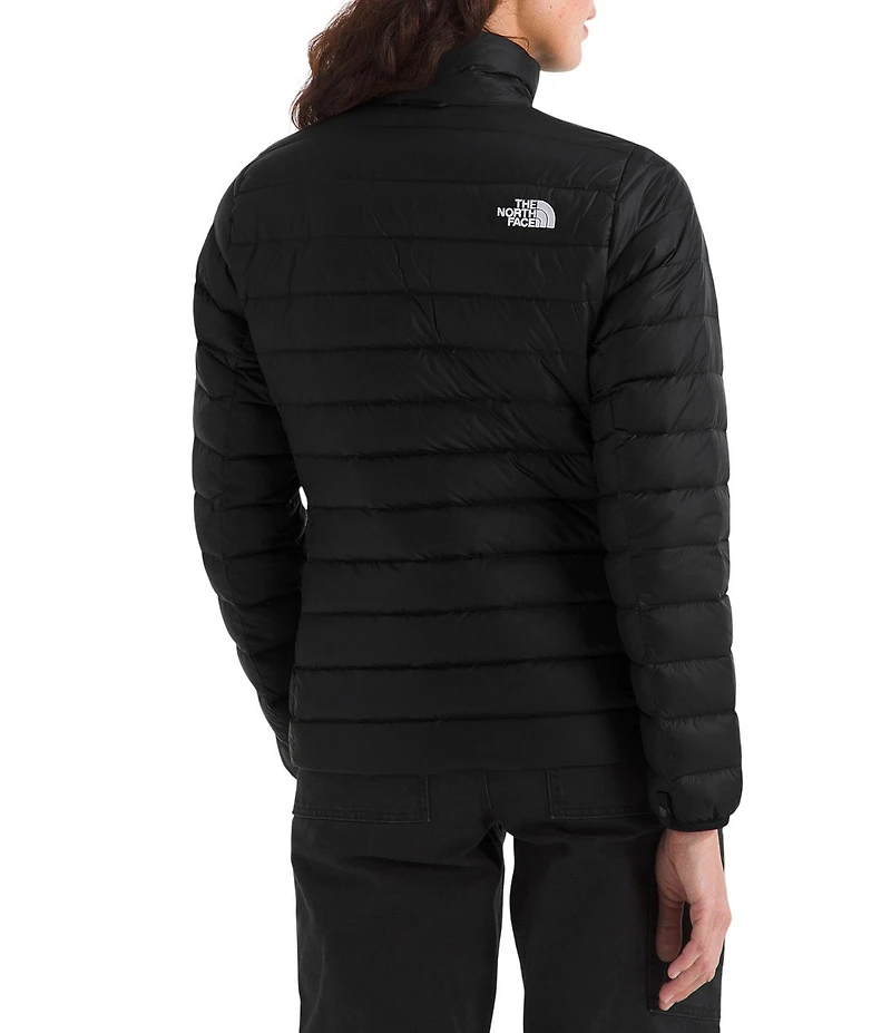 The North Face Classic Down Stand Collar Zip Front Puffer Jacket
