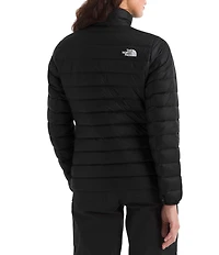 The North Face Classic Down Stand Collar Zip Front Puffer Jacket