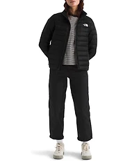 The North Face Classic Down Stand Collar Zip Front Puffer Jacket
