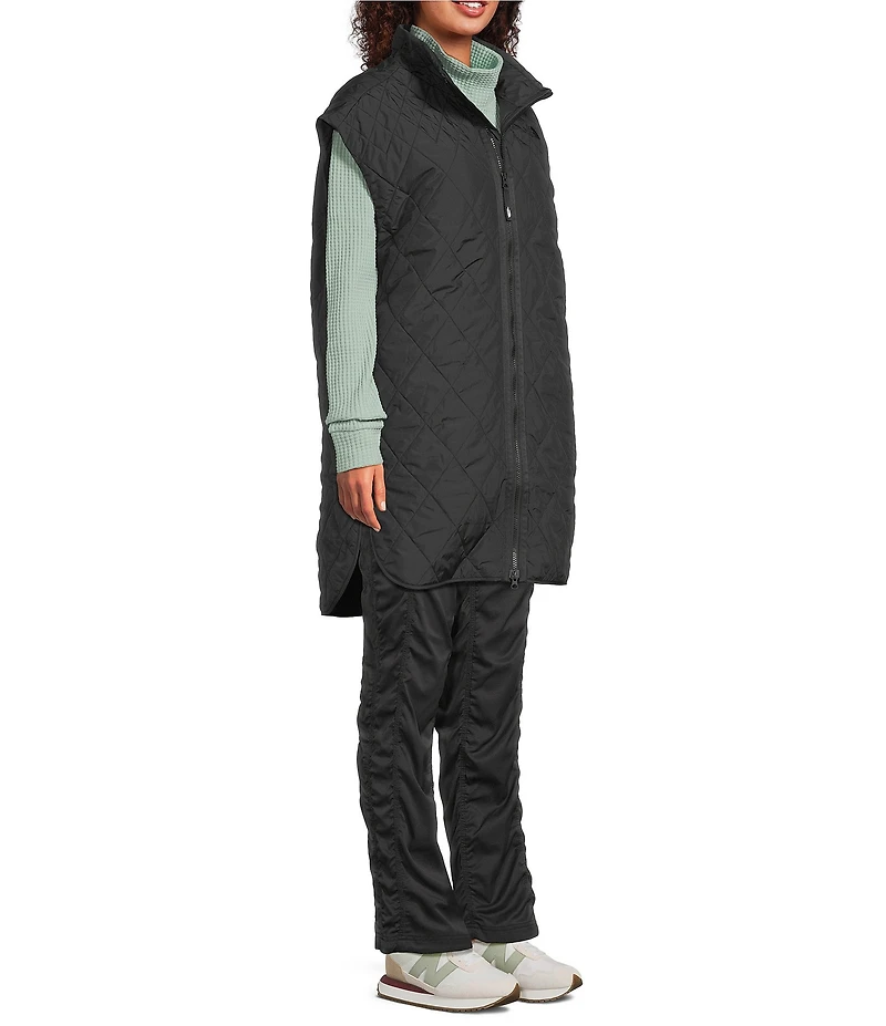 The North Face Diamond Peak Insulated Rollover Collar Zip Front Vest