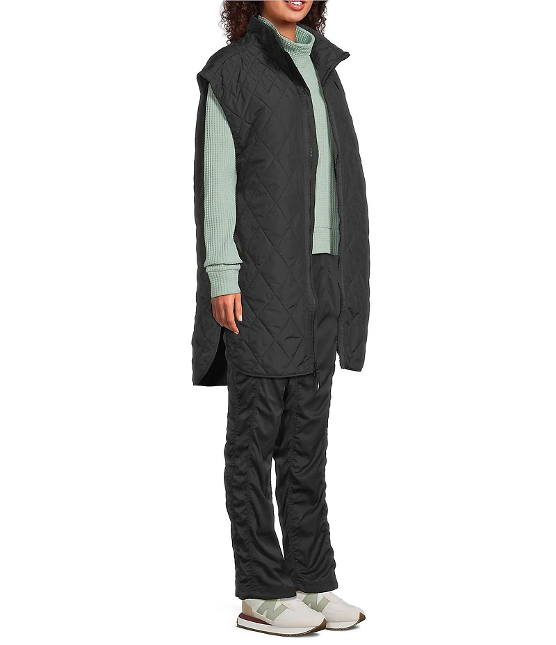 The North Face Diamond Peak Insulated Rollover Collar Zip Front Vest