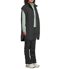 The North Face Diamond Peak Insulated Rollover Collar Zip Front Vest