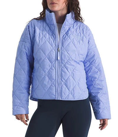 The North Face Diamond Quilt Peak Insulated Zip Front Jacket