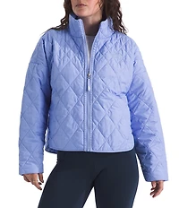 The North Face Diamond Quilt Peak Insulated Zip Front Jacket
