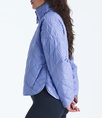 The North Face Diamond Quilt Peak Insulated Zip Front Jacket