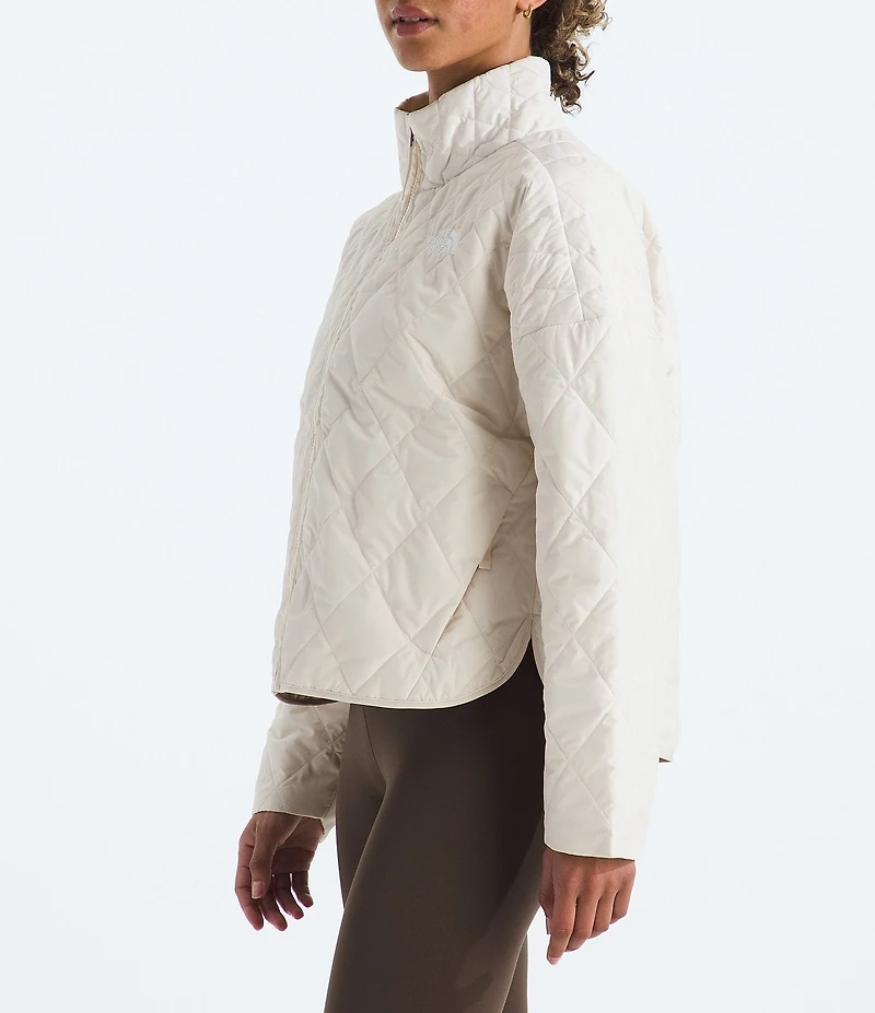The North Face Diamond Quilt Peak Insulated Zip Front Jacket