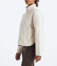 The North Face Diamond Quilt Peak Insulated Zip Front Jacket