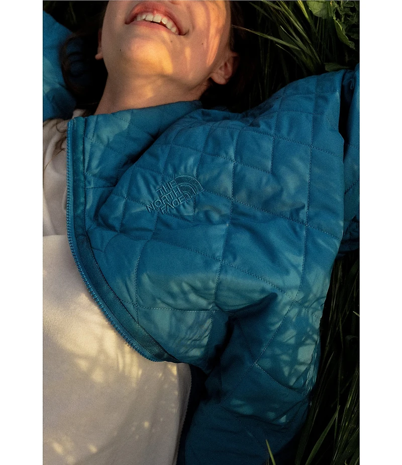 The North Face Diamond Quilt Peak Insulated Zip Front Jacket
