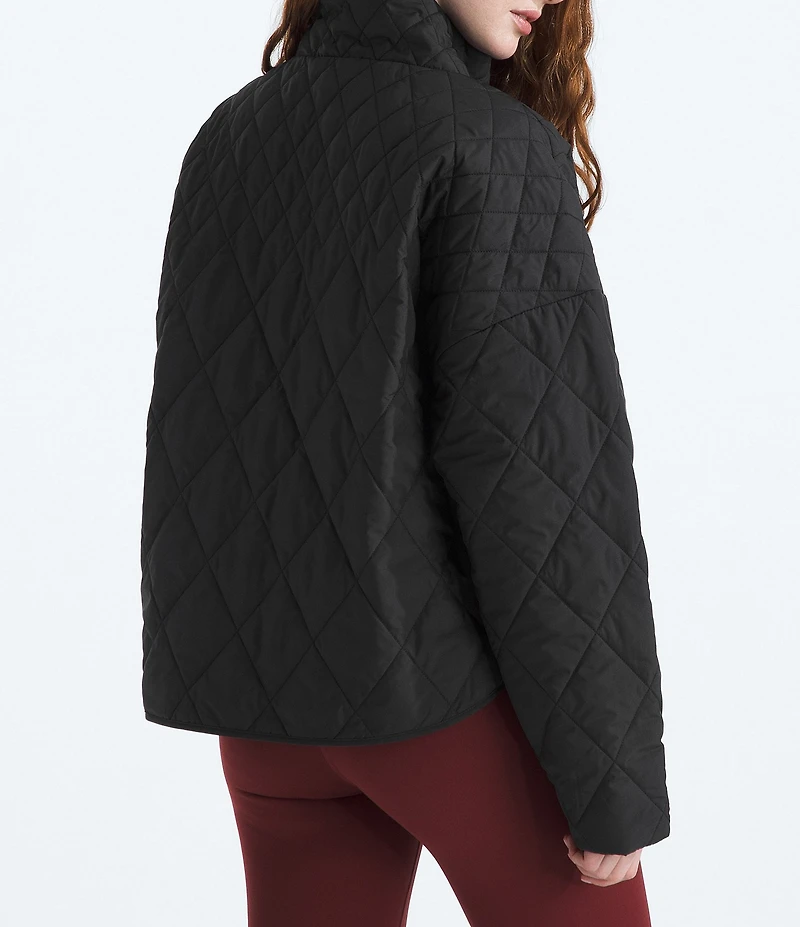 The North Face Diamond Quilt Peak Insulated Zip Front Jacket