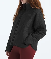 The North Face Diamond Quilt Peak Insulated Zip Front Jacket