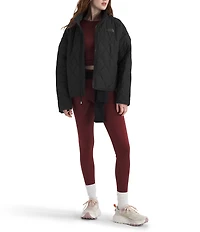 The North Face Diamond Quilt Peak Insulated Zip Front Jacket