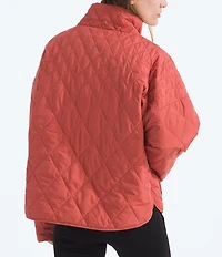 The North Face Diamond Quilt Peak Insulated Zip Front Jacket
