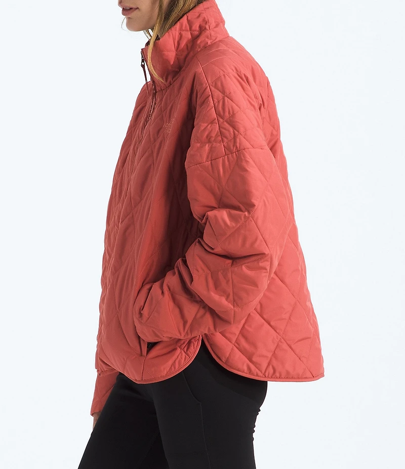 The North Face Diamond Quilt Peak Insulated Zip Front Jacket