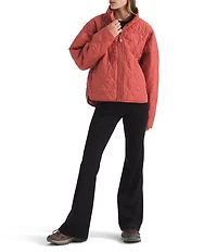 The North Face Diamond Quilt Peak Insulated Zip Front Jacket