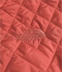 The North Face Diamond Quilt Peak Insulated Zip Front Jacket