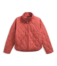 The North Face Diamond Quilt Peak Insulated Zip Front Jacket