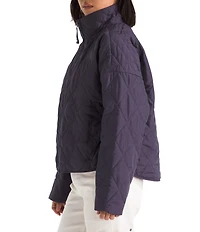 The North Face Diamond Quilt Peak Insulated Zip Front Jacket