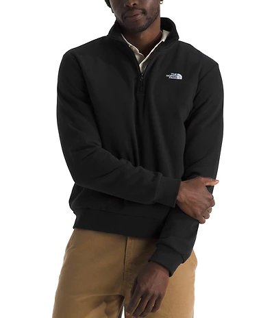 The North Face Embroidered-Logo 1/4-Zip Pullover