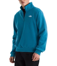 The North Face Embroidered-Logo 1/4-Zip Pullover
