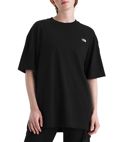 The North Face Essential Embroidered Logo Crew Neck Short Sleeve Oversize Fit Tee
