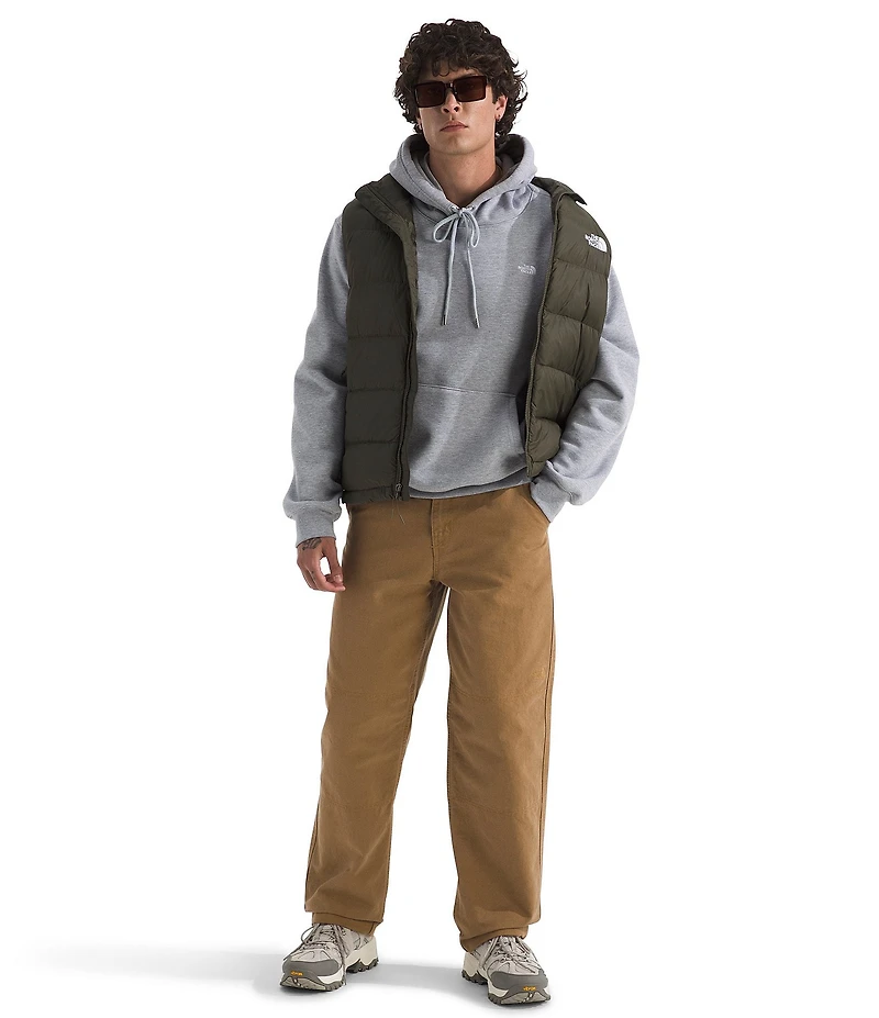 The North Face Essential Long Sleeve Heathered Fleece Hoodie
