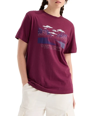 The North Face Evo Mountain Oasis Crew Neck Short Sleeve Tee
