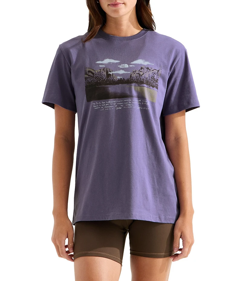 The North Face Evo Mountain Oasis Crew Neck Short Sleeve Tee