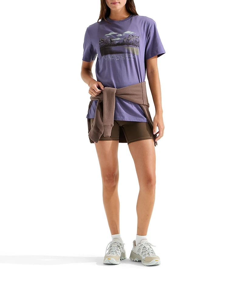 The North Face Evo Mountain Oasis Crew Neck Short Sleeve Tee