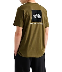 The North Face Evolution Box Never Stop Exploring Heathered Short Sleeve T-Shirt