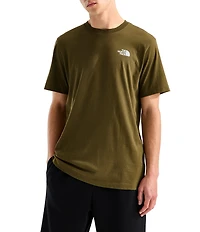 The North Face Evolution Box Never Stop Exploring Heathered Short Sleeve T-Shirt