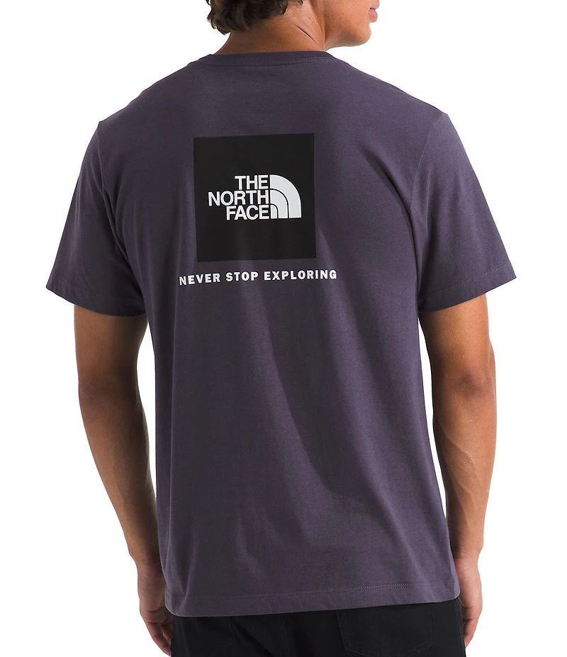 The North Face Evolution Box Never Stop Exploring Heathered Short Sleeve T-Shirt
