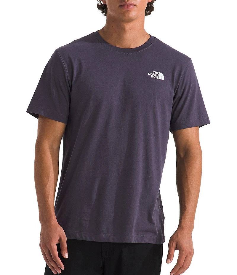 The North Face Evolution Box Never Stop Exploring Heathered Short Sleeve T-Shirt