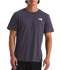 The North Face Evolution Box Never Stop Exploring Heathered Short Sleeve T-Shirt