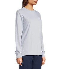 The North Face Evolution Butterfly Crew Neck Long Sleeve Graphic Knit Tee
