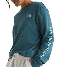 The North Face Evolution Butterfly Long Sleeve Graphic Tee