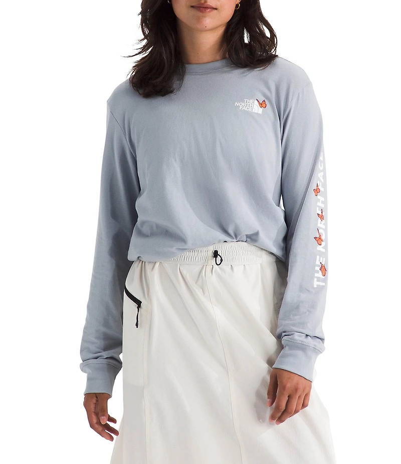 The North Face Evolution Butterfly Long Sleeve Graphic Tee