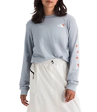 The North Face Evolution Butterfly Long Sleeve Graphic Tee