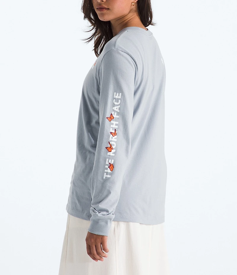 The North Face Evolution Butterfly Long Sleeve Graphic Tee