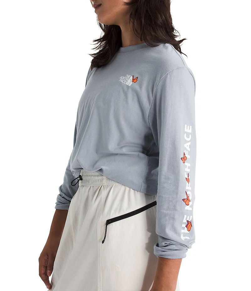 The North Face Evolution Butterfly Long Sleeve Graphic Tee